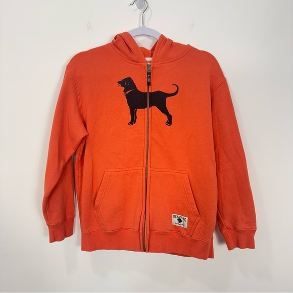 The Black Dog Kids Classic Full Zip Orange Sweatshirt Unisex X-Large XL - Picture 1 of 11